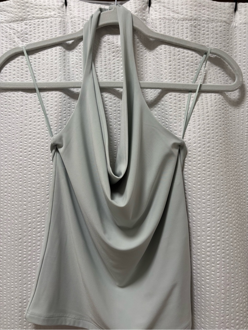 Wilfred One-Shoulder Cowl Halter Top